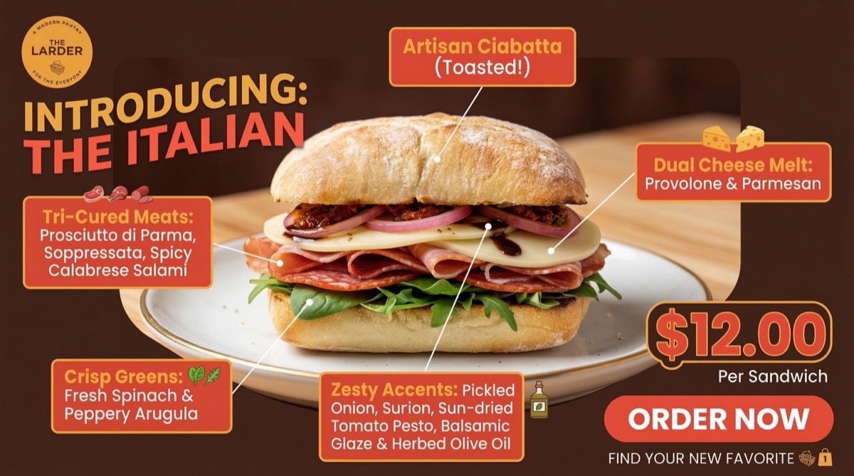 Reference: sandwich and deli styling