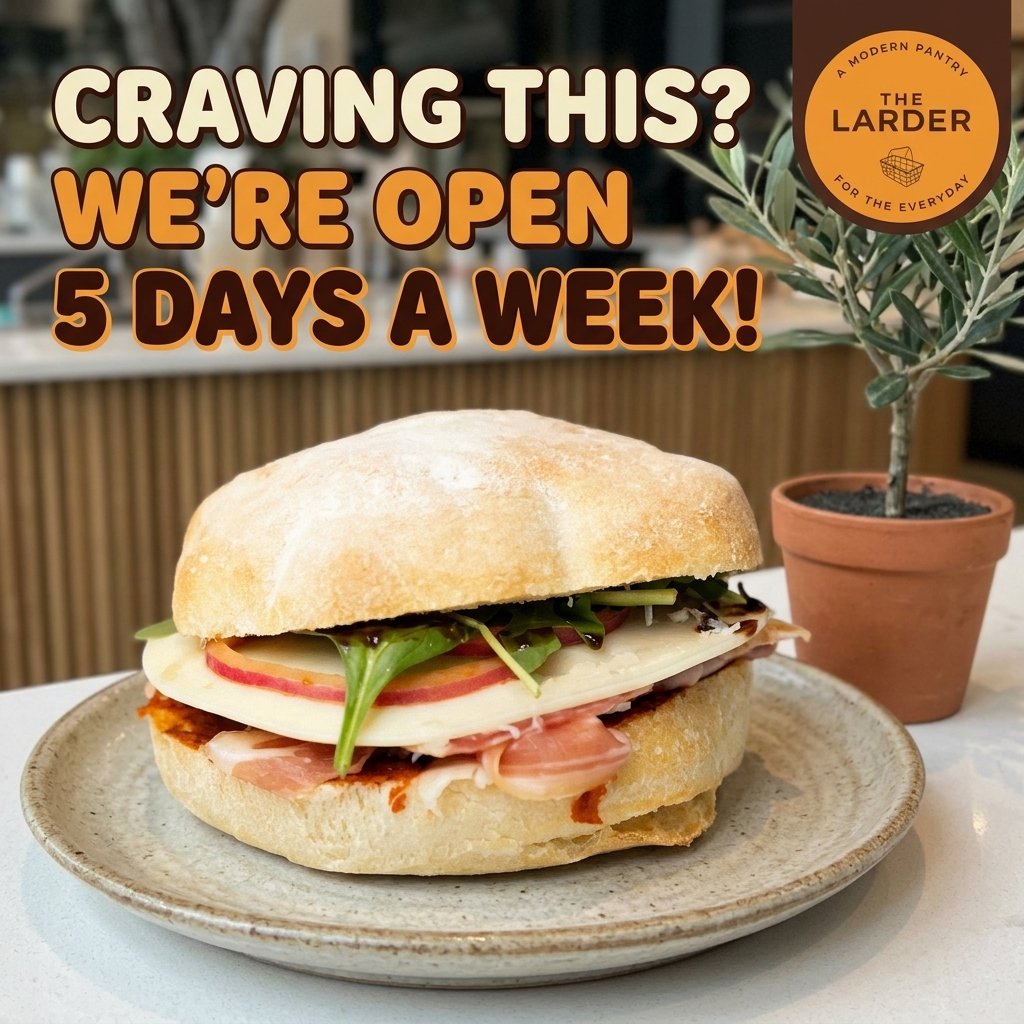 Reference: hours and sandwich board